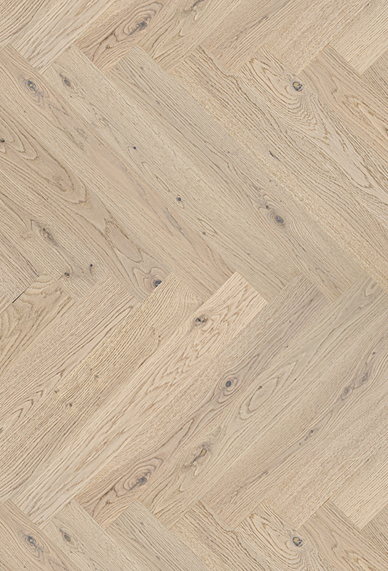 White Oak ABCD grade Herringbone Engineered Wood Flooring OA012-1